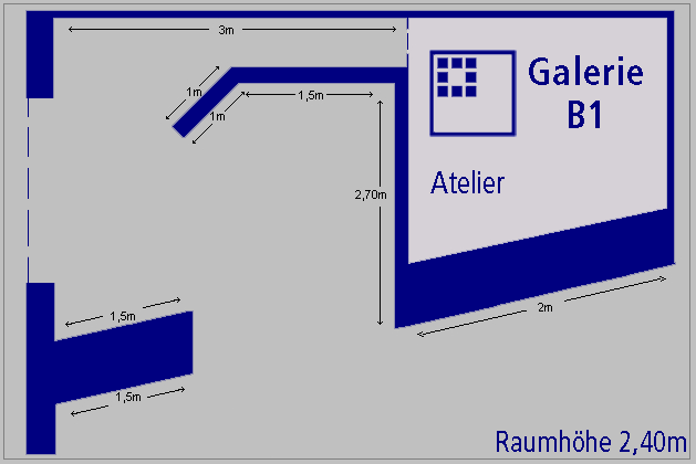 GALERIE B1 Ausstellungsraum